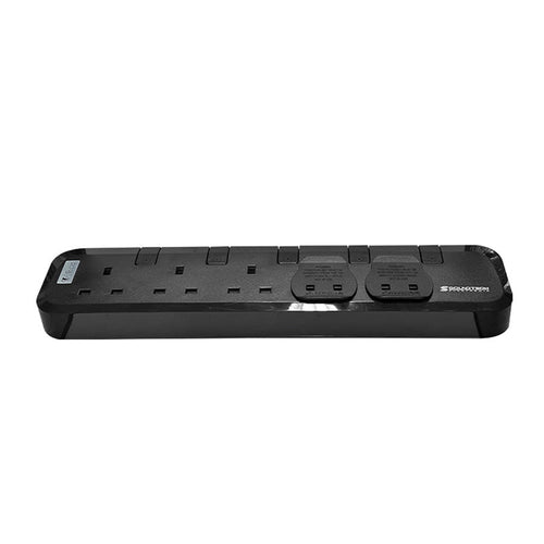 SoundTeoh PS-55 5Way Extension with Power Indicator 3M (Black)