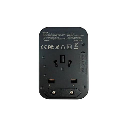 SoundTeoh TA-355 35W 3A + 2C QC Universal Travel Adapter