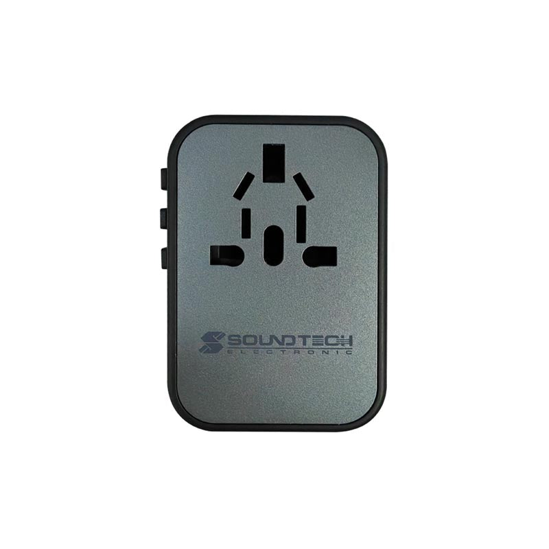 SoundTeoh TA-355 35W 3A + 2C QC Universal Travel Adapter