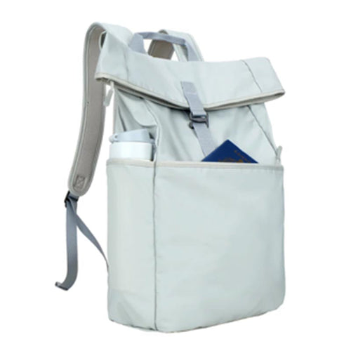 Agva LTB397 14.1 Rollable Travel Laptop Backpack (Grey)