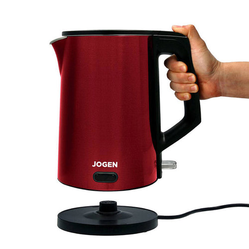 Jogen KE4211 Stainless Steel Kettle 1.7L 2200w Keep Warm (Red)