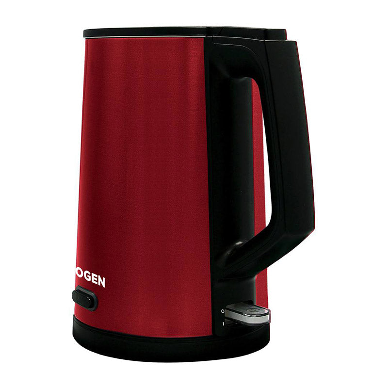 Jogen KE4211 Stainless Steel Kettle 1.7L 2200w Keep Warm (Red)