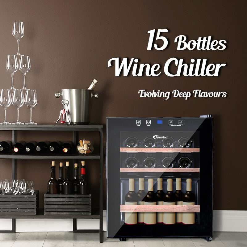 PowerPac PPF15 Wine Chiller Capacity-15 Bottles