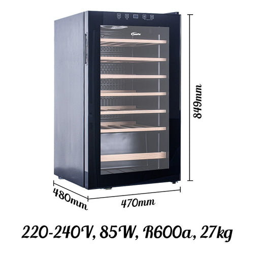 PowerPac PPF36 Wine Chiller Capacity -36 Bottles