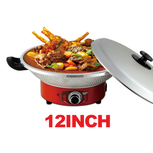 PowerPac PPEC815 Electric Wok 12-inch
