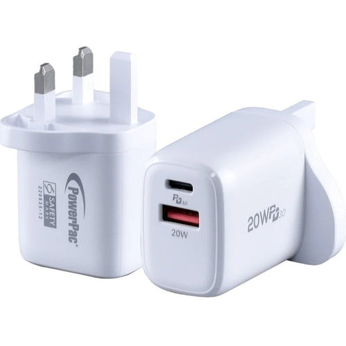Powerpac PP7982 1C/1A USB 20Watts Charger