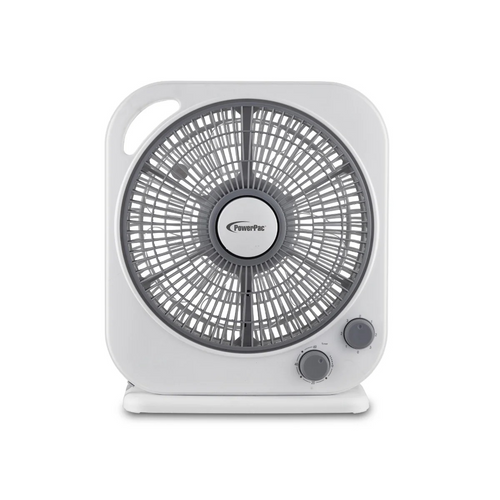 PowerPac PPBF20 Box Fan 10-inch