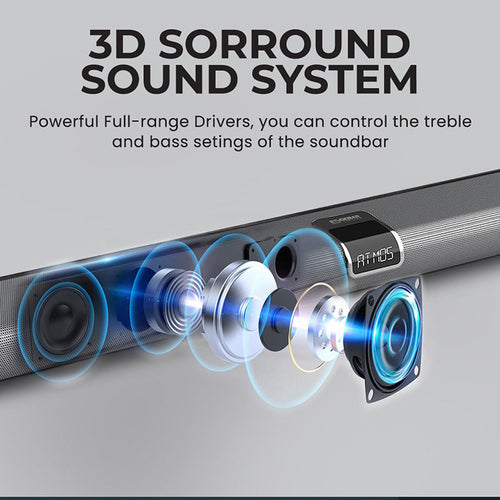 SonicGear Studiobar 6000 + Subwoofer + Mic