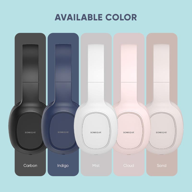 SonicGear Airphone III (Type C) BT Headphones - Indigo