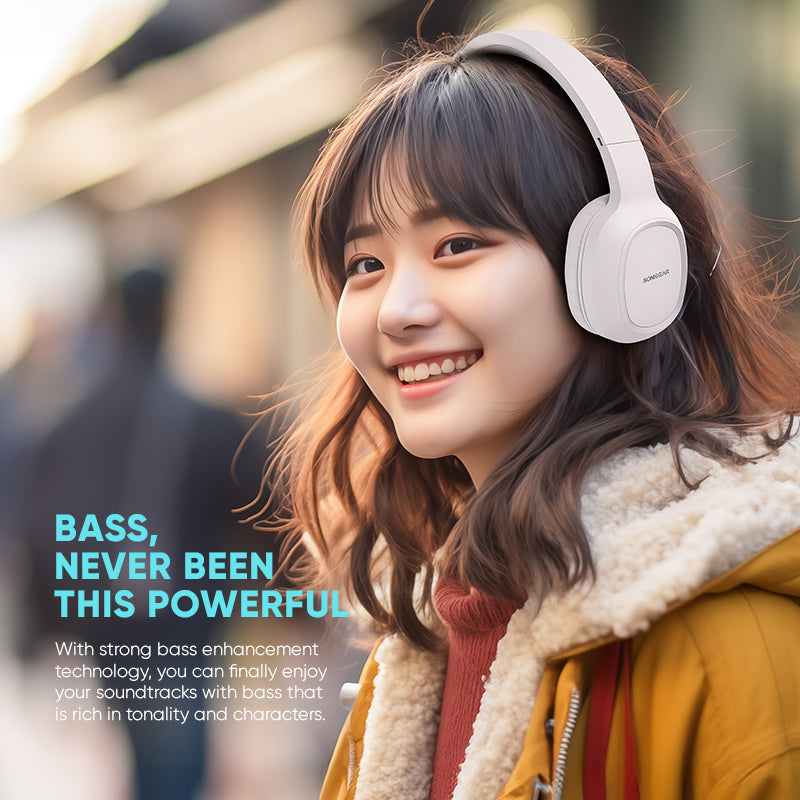 SonicGear Airphone III (Type C) BT Headphones - Cloud