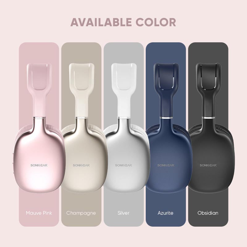 SonicGear Airphone 6 BT Headphone - Obsidian
