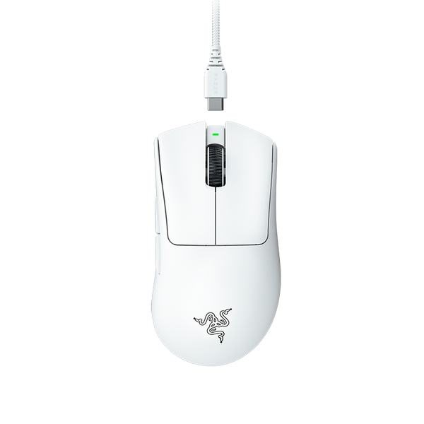 Razer DeathAdder V3 Pro 白 美品 付属完備 Razer DeathAdder V3 Pro - White Edition - Ultra-lightweight