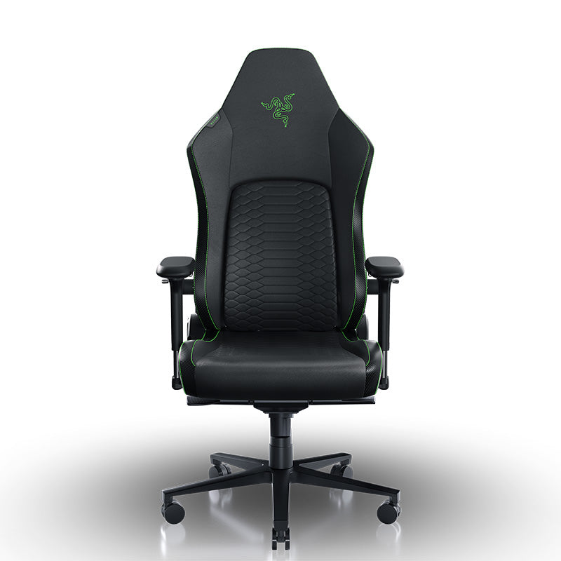 Razer Iskur V2 Gaming Chair with Built-In Lumbar Support (Black/Green)