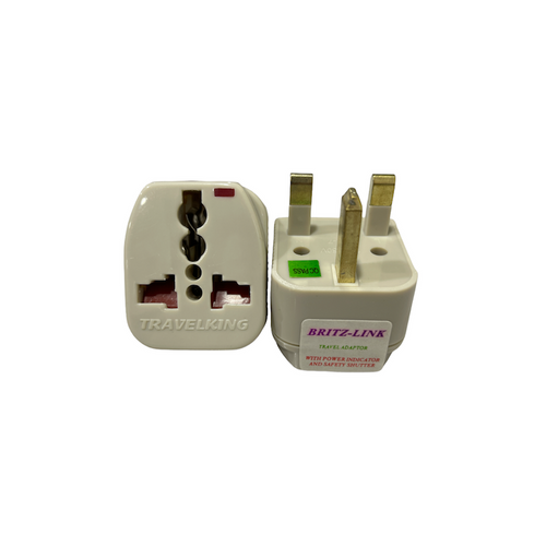 Britzlink TR7 Travel Adaptor (SG, MY, HK, UK, DUBAI)