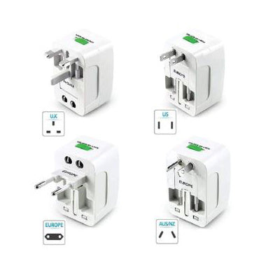 Britz BR-838BK Multi Travel Adaptor with Surge (Black)