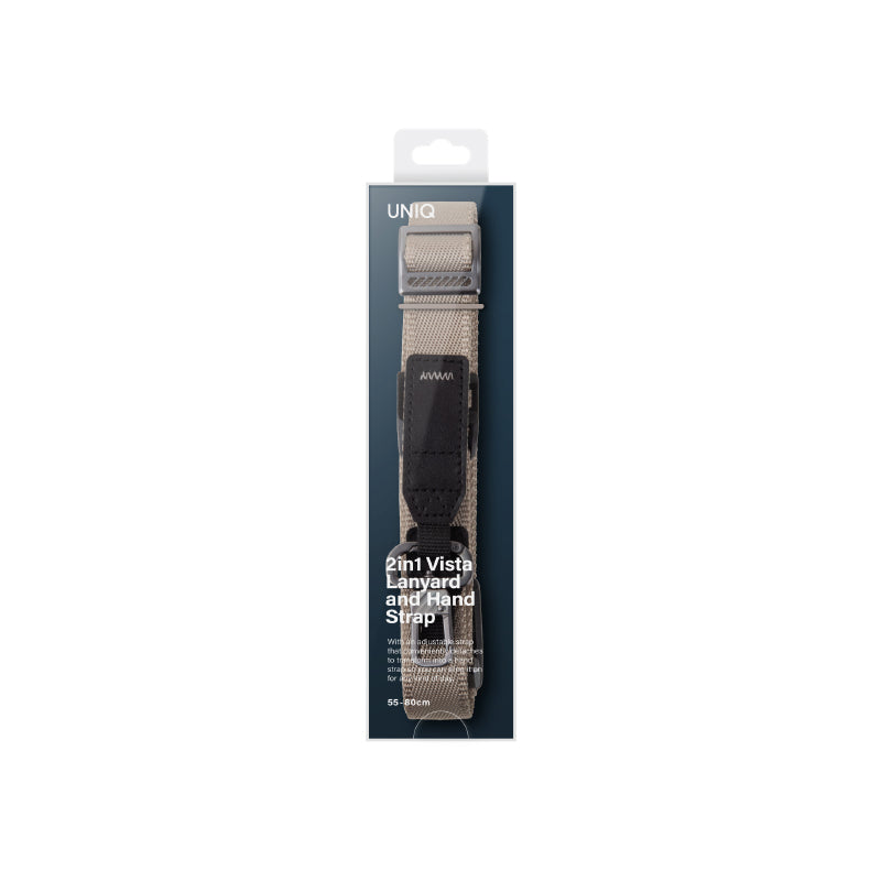 Uniq Vista 2-IN-1 Lanyard and Hand Strap (Dark Khaki)