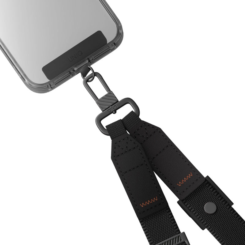 Uniq Vista 2-IN-1 Lanyard and Hand Strap (Midnight Black)