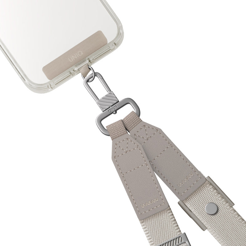 Uniq Vista 2-IN-1 Lanyard and Hand Strap (Pearl White)