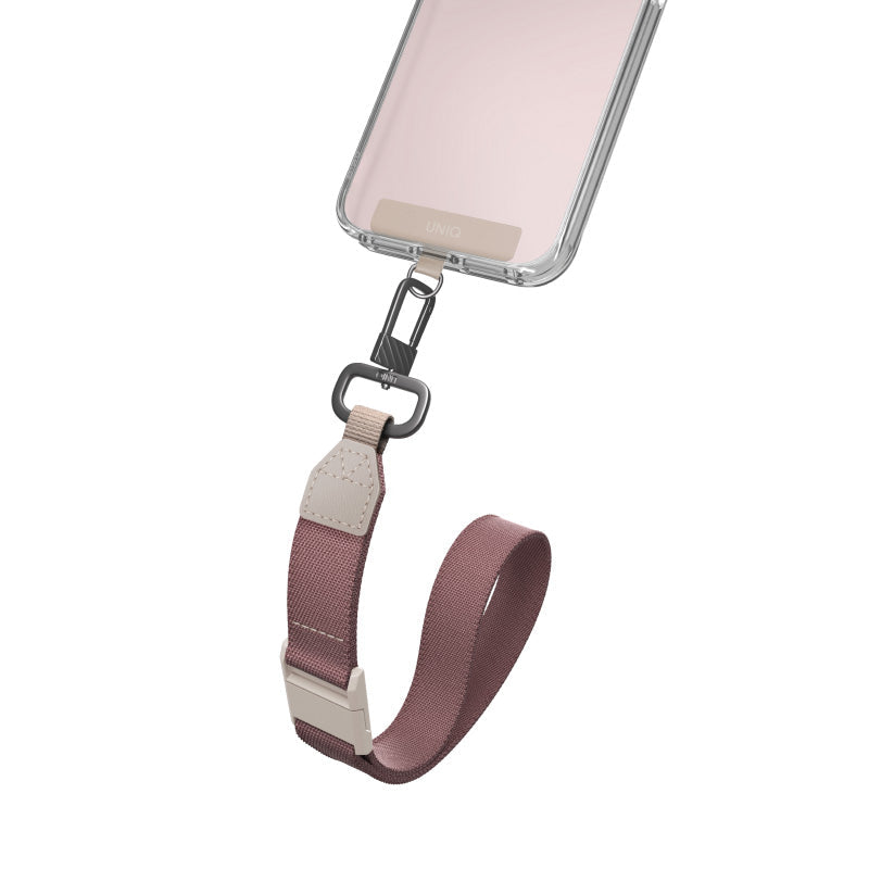 Uniq Vista 2-IN-1 Lanyard and Hand Strap (Light Burgundy)