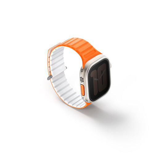Uniq Revix Evo 49/45/44/42mm (Amber Orange/White) Apple Watch Strap