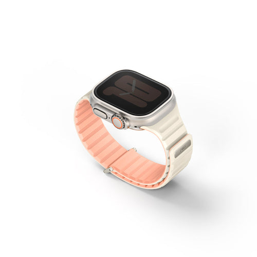 Uniq Revix Evo 49/45/44/42mm (Crepe Pink/Ivory) Apple Watch Strap
