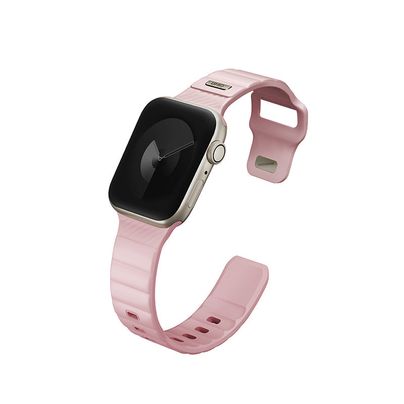 Uniq STRIDE FKM Rubber Apple Watch Strap 41/40/38MM (Pale Pink)