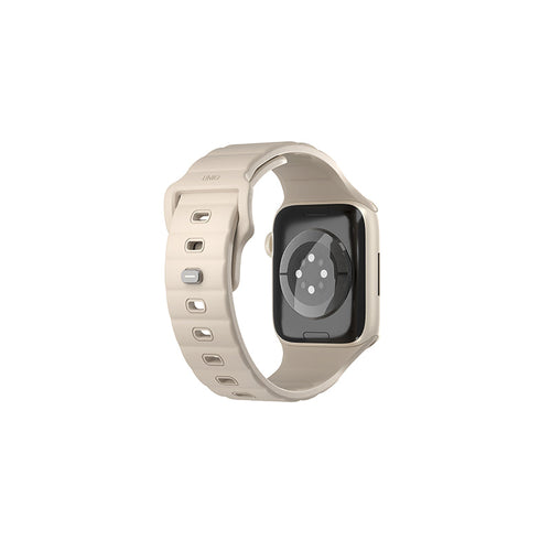 Uniq STRIDE FKM Rubber Apple Watch Strap 41/40/38MM (Pale Khaki)