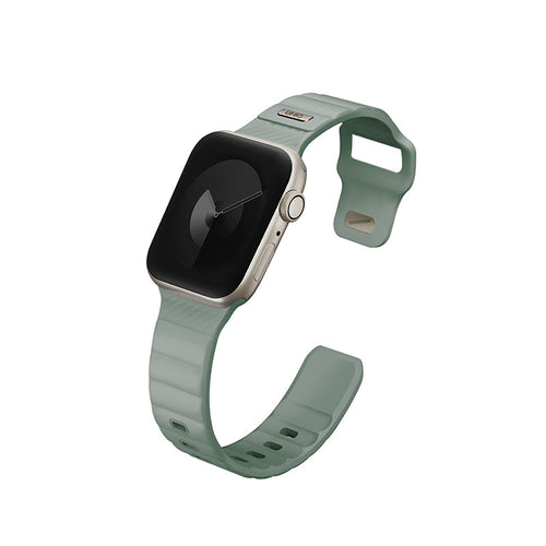 Uniq STRIDE FKM Rubber Apple Watch Strap 41/40/38MM (Iceplant Green)