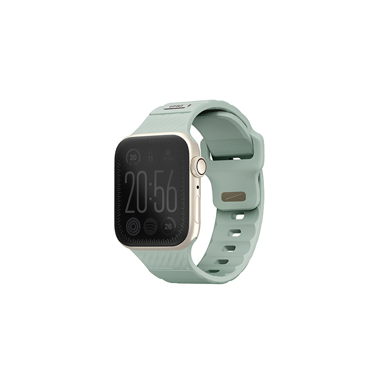 Uniq STRIDE FKM Rubber Apple Watch Strap 41/40/38MM (Iceplant Green)