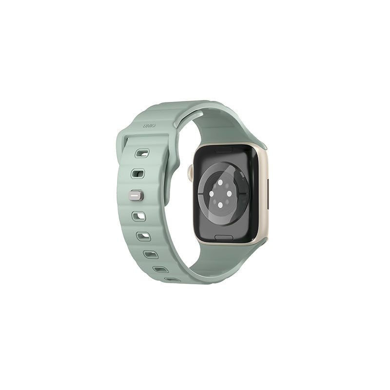 Uniq STRIDE FKM Rubber Apple Watch Strap 41/40/38MM (Iceplant Green)