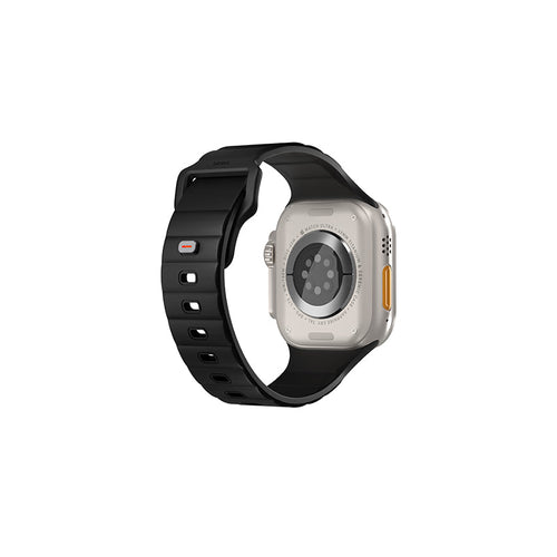 Uniq STRIDE FKM Rubber Apple Watch Strap 49/45/44/42MM (Midnight Black)