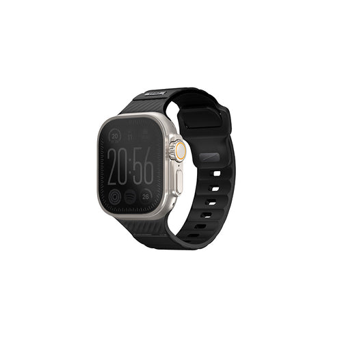 Uniq STRIDE FKM Rubber Apple Watch Strap 49/45/44/42MM (Midnight Black)
