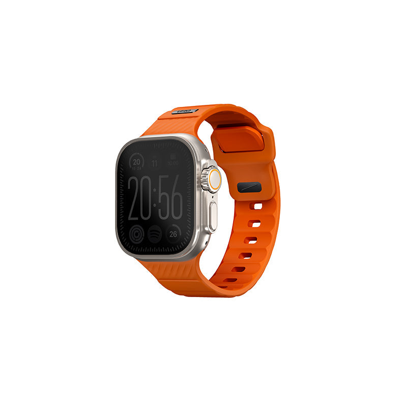 Uniq STRIDE FKM Rubber Apple Watch Strap 49/45/44/42MM (Volt Orange)