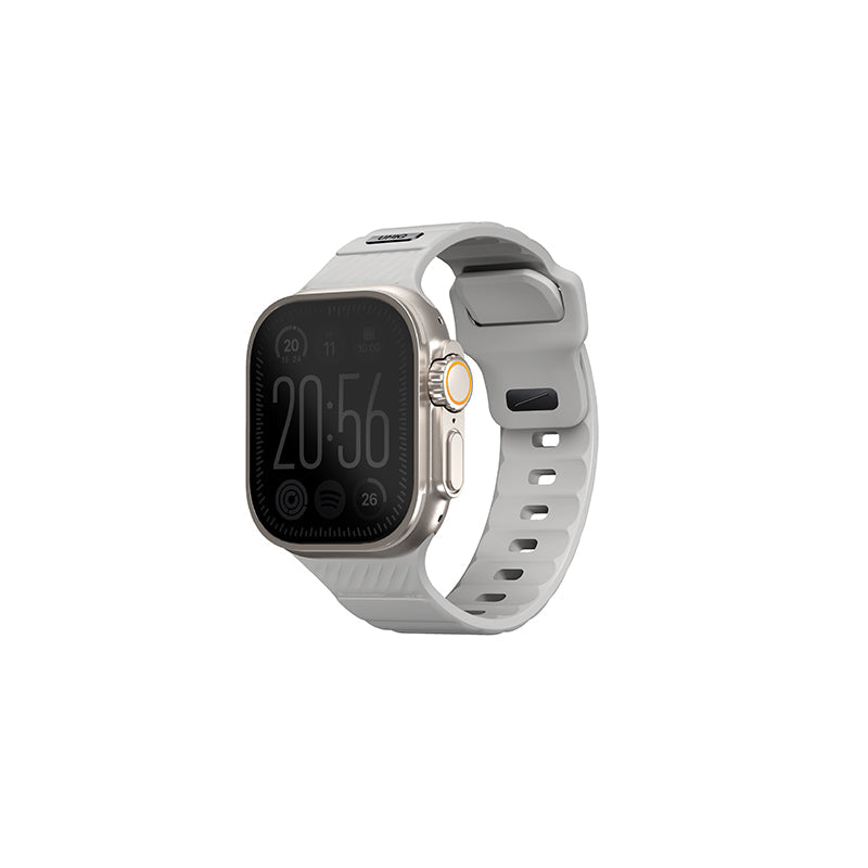 Uniq STRIDE FKM Rubber Apple Watch Strap 49/45/44/42MM (Chalk Grey)