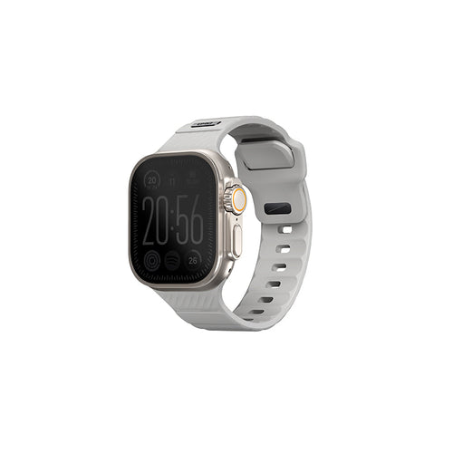 Uniq STRIDE FKM Rubber Apple Watch Strap 49/45/44/42MM (Chalk Grey)