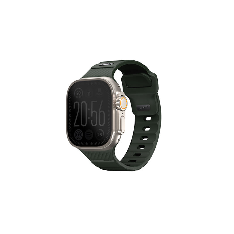 Uniq STRIDE FKM Rubber Apple Watch Strap 49/45/44/42MM (Moss Green)
