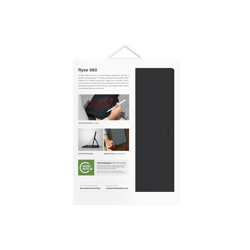 Uniq RYZE 360 iPad Pro 11 (2024) - Midnight Black
