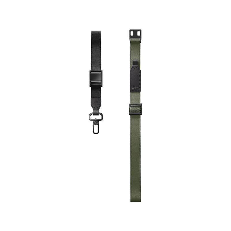 Uniq Vista Duo 2-in-1 Lanyard And Hand Strap - Forest/Black