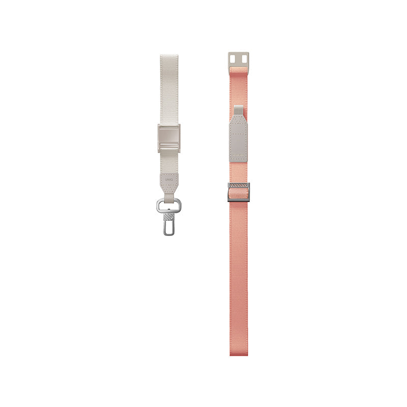 Uniq Vista Duo 2-in-1 Lanyard And Hand Strap - Peach/Beige
