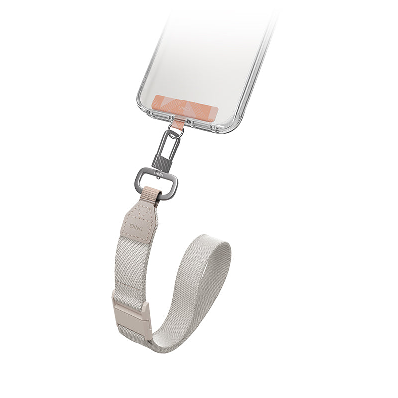 Uniq Vista Duo 2-in-1 Lanyard And Hand Strap - Terracotta/Beige