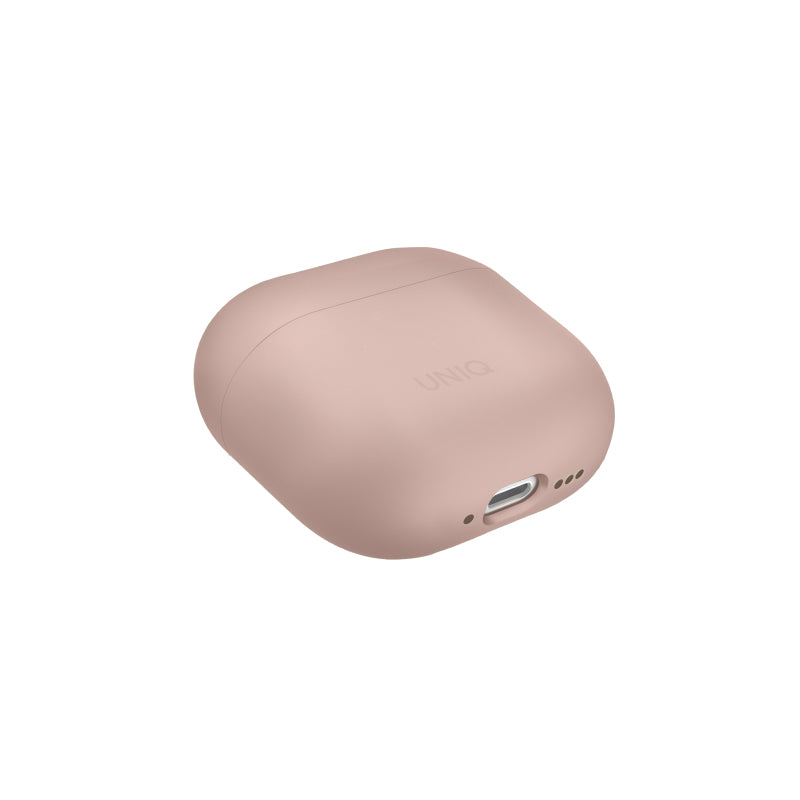 Uniq Lino Hybrid Liquid Silicon Airpods 4th Gen (2024) Case - Blush Pink