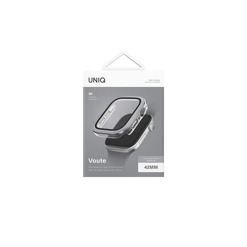 Uniq Voute Watch Case With Tempered Glass Screen 42MM - Silver
