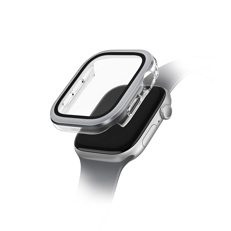 Uniq Voute Watch Case With Tempered Glass Screen 42MM - Silver