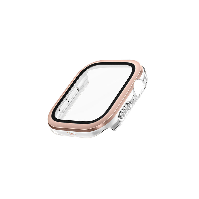 Uniq Voute Watch Case With Tempered Glass Screen 42MM - Rose Gold
