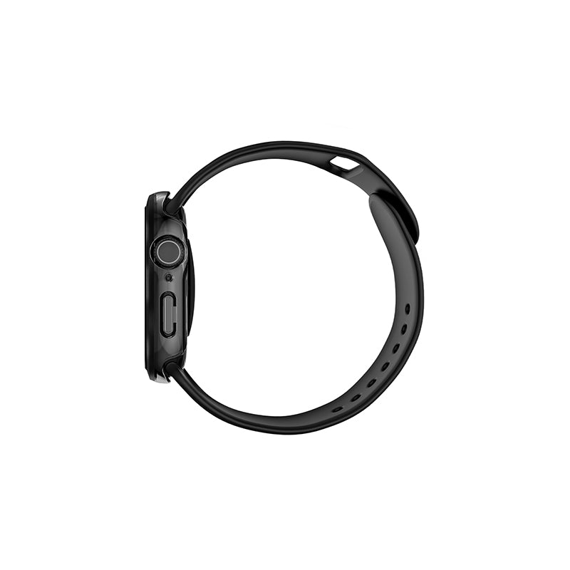 Uniq Voute Watch Case With Tempered Glass Screen 42MM - Jet Black