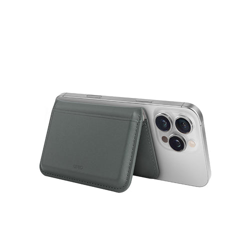 Uniq Lyden DS RFID-Blocking Magnetic Wallet - Lichen Green