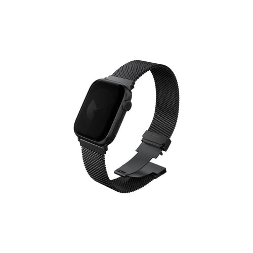 Uniq Dante Pro Apple Watch Self-Adjustable Mesh Steel Band 42/41/40MM - Graphite Black