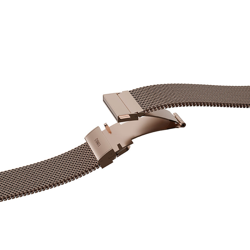 Uniq Dante Pro Apple Watch Self-Adjustable Mesh Steel Band 49/46/45/44MM - Metallic Rose
