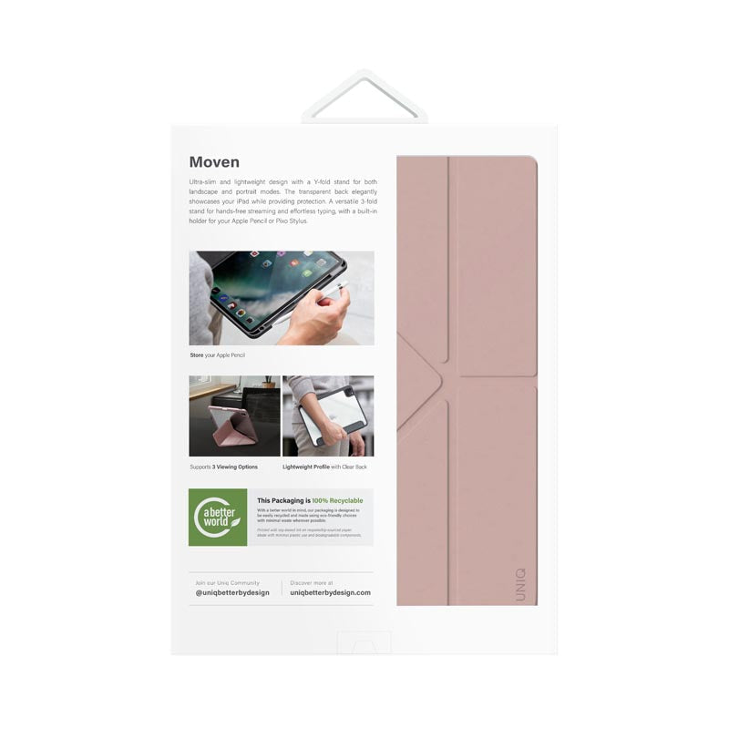 Uniq Moven iPad 11th Gen /10th Gen - Blush (Pink)