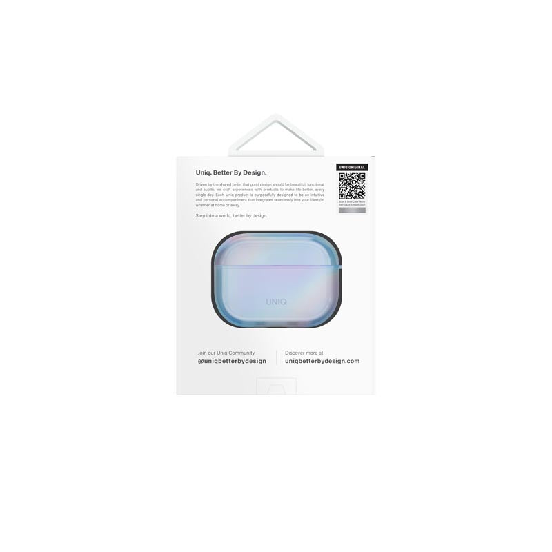 Uniq Iridescia Airpods Pro 2nd Gen Hang Case - Eclipse Blue